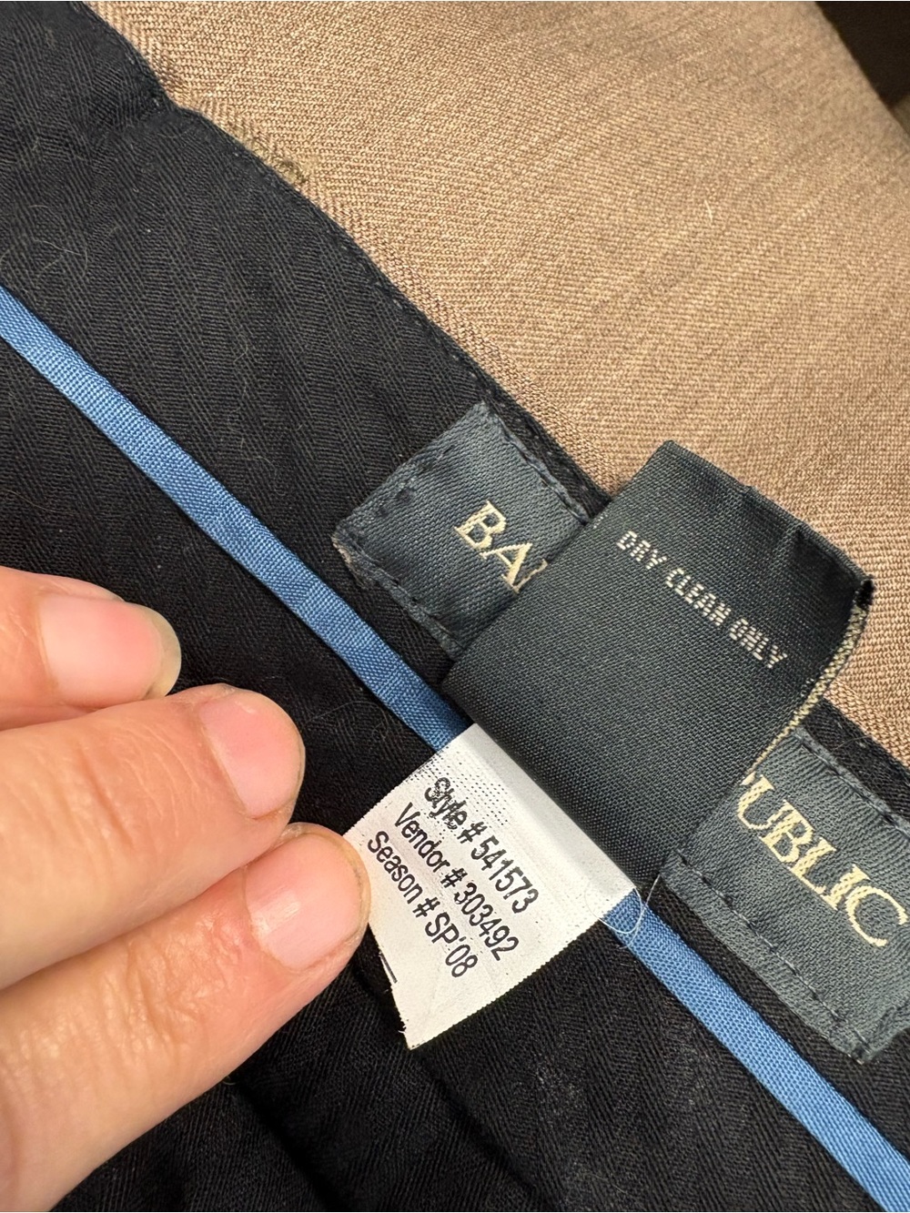 Banana Republic Men's Brown Dress Pants 34 - Picture 4 of 4